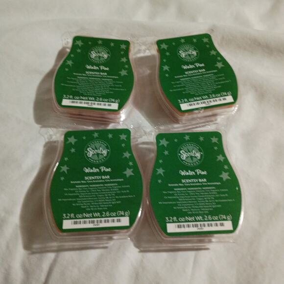 Scentsy Bar WINTER PINE 3.2 oz Authentic(Set of 4) scented wax - Picture 1 of 3